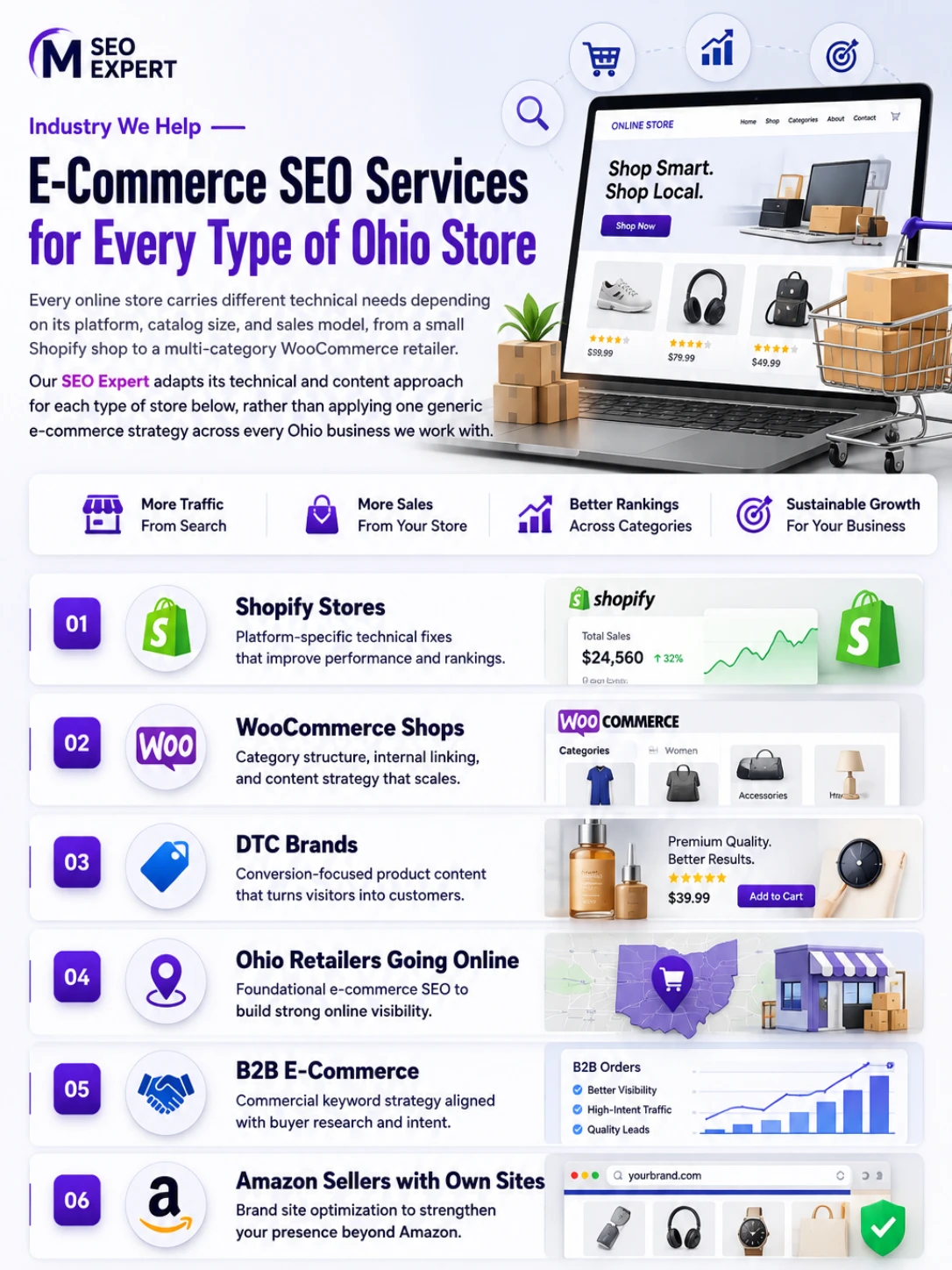 E-Commerce SEO Services for Every Ohio Store