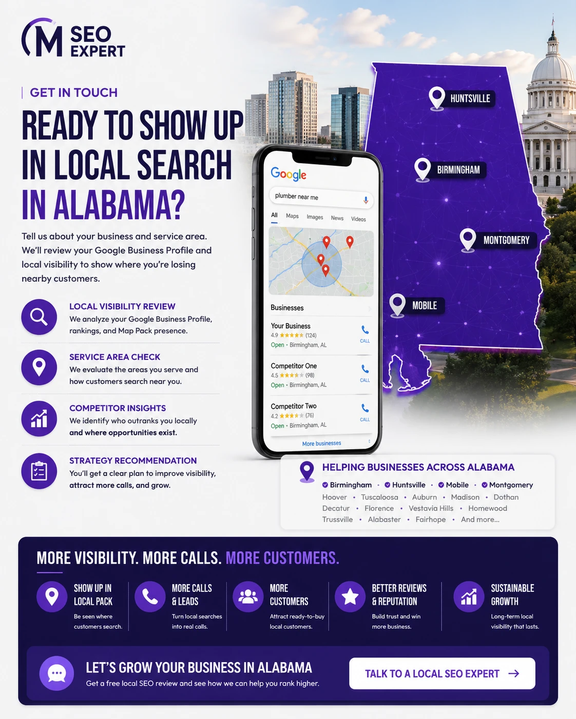 Ready to Show Up in Local Search Alabama