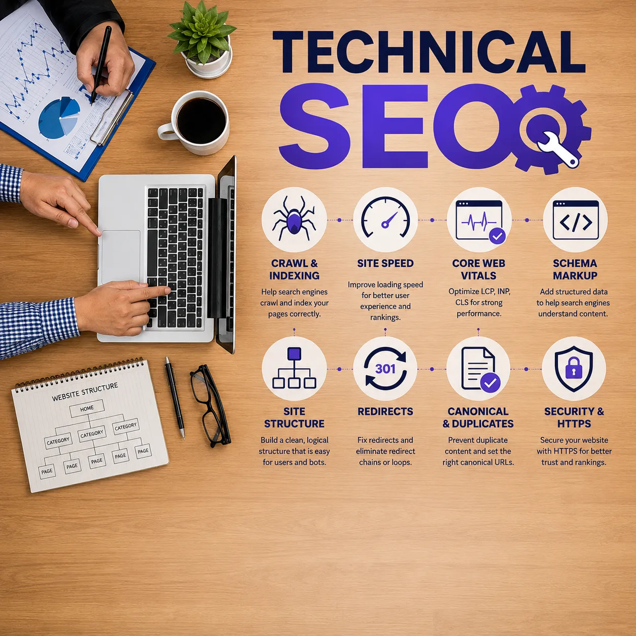 Technical SEO Work Process, mseoexpert work process