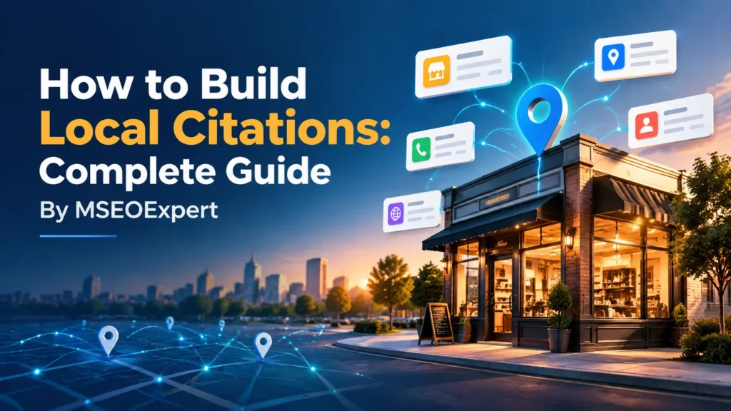 how to build local citations, Local business connected to online directories and local citation sources,