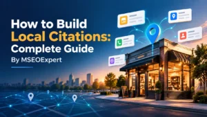 how to build local citations, Local business connected to online directories and local citation sources,